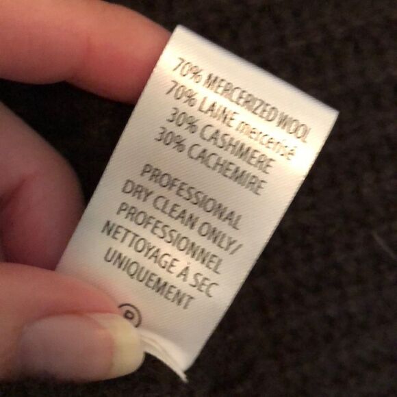 COPY - 🎅🎁 Lanai Cashmere/Wool Dark Brown Sweater - Picture 4 of 6